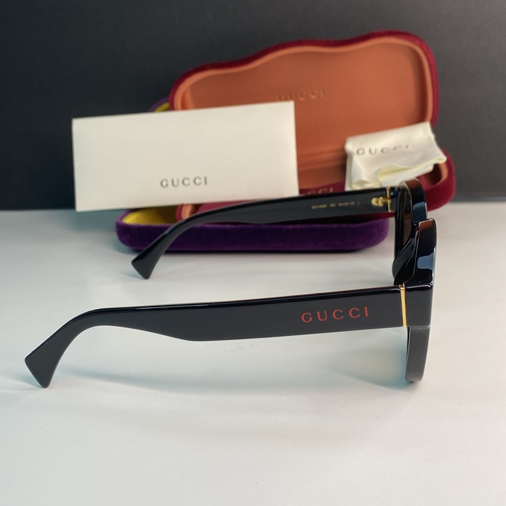 Gucci New Authentic GG1140SK 003 Men sunglasses - Picture 5 of 9